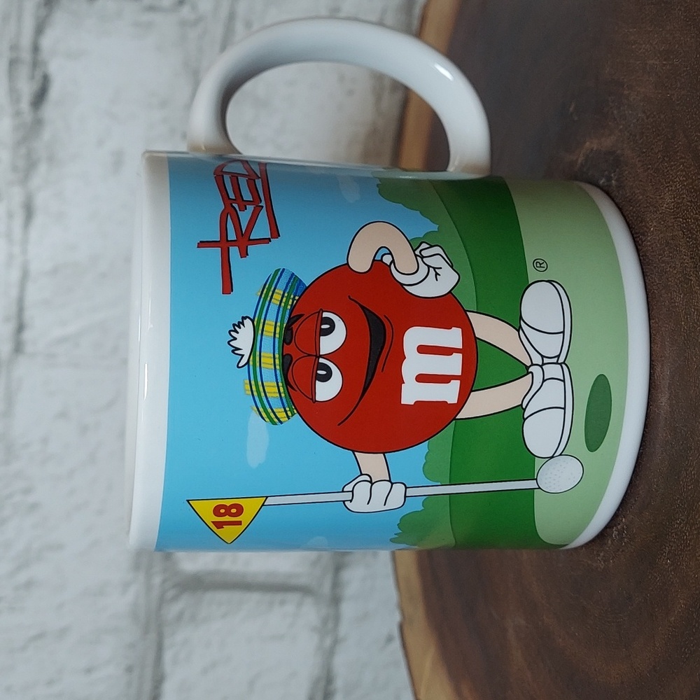 M&M blue & red m&m mug